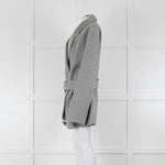 Acne Studios Grey Wool Double Faced Belted Jacket