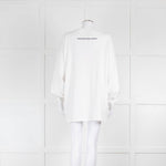 Balenciaga I Love You Cotton White Jersey Sweatshirt