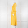 ME + EM Yellow Lace Belted Maxi Dress