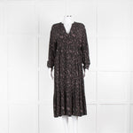 Rails Maple Diffused Black Cheetah Shift Dress