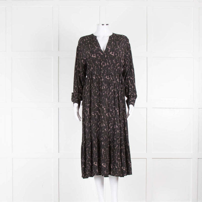 Rails Maple Diffused Black Cheetah Shift Dress