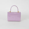 Launer London Lilac Iris Patent Leather Mini Bag