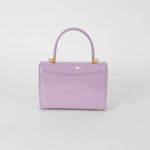 Launer London Lilac Iris Patent Leather Mini Bag