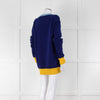 Marni Blue With Yellow Logo Jumper