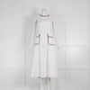 Staud Bait White/Whiskey Dress