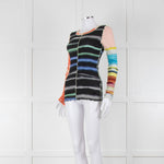 Diesel Multi Colour Tessor Maglietta Long Sleeve Top