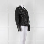 All Saints Black Sora Biker Jacket