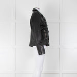 All Saints Black Sora Biker Jacket