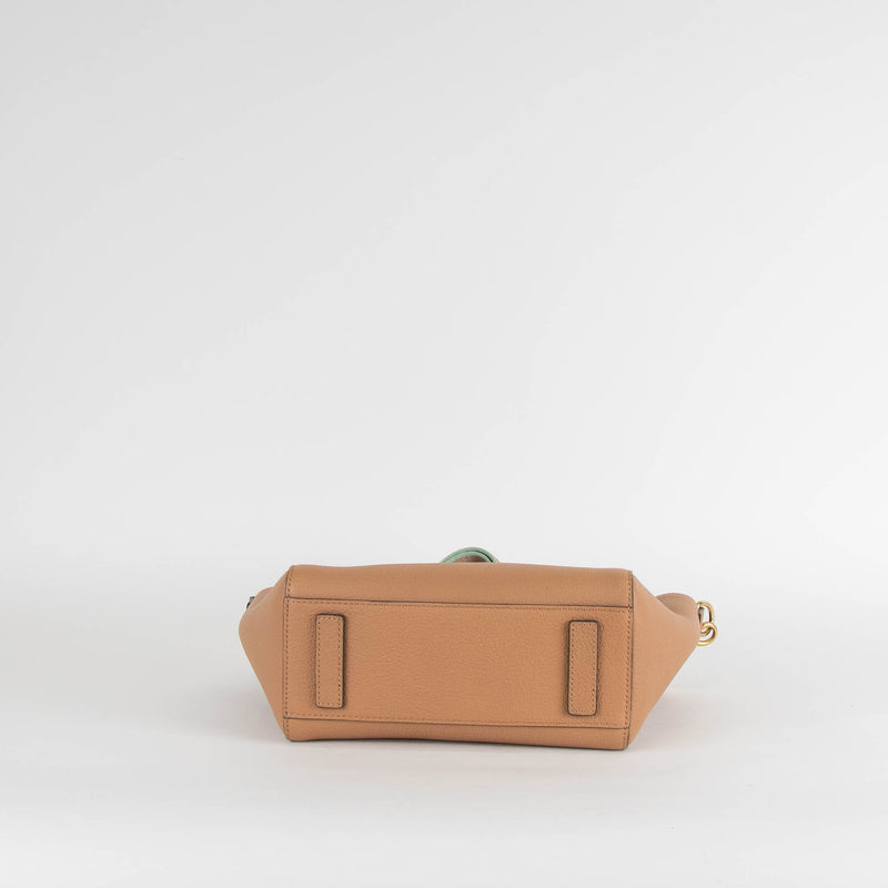 Anya Hindmarch Beige Micro Leather Crossbody Bag