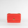 Celine Red Lambskin Coin Flap Bag