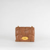 Mulberry Tabacco Brown Quilted Little Softie Pillow Bag