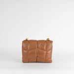 Mulberry Tabacco Brown Quilted Little Softie Pillow Bag