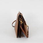 Chloe Tan Leather Faye Crossbody Bag