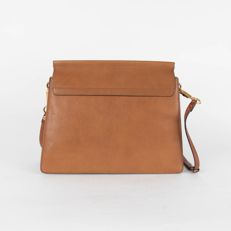 Chloe Tan Leather Faye Crossbody Bag