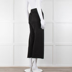 Nili Lotan Black Wide Leg Crop Jogger