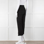 Nili Lotan Black Wide Leg Crop Jogger