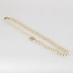 Chanel Pearl Double Stranded CC Long Necklace