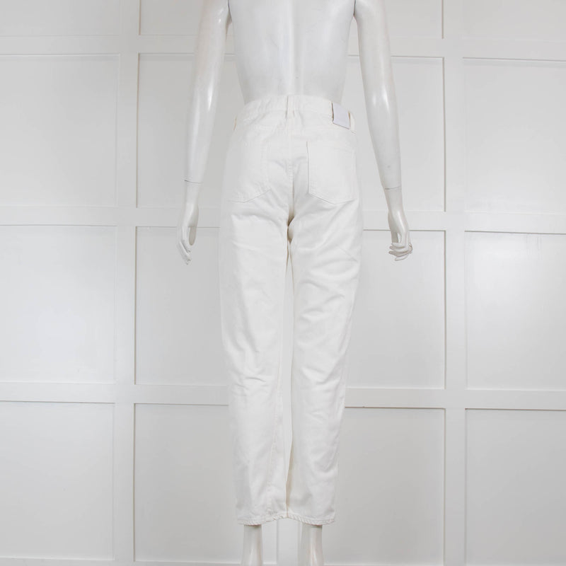 Toteme White Straight Leg Jeans