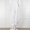 Wardrobe NYC White Parachute Pants with Adjustable Cuffs