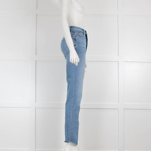 Re/Done Blue Slim Leg Jeans