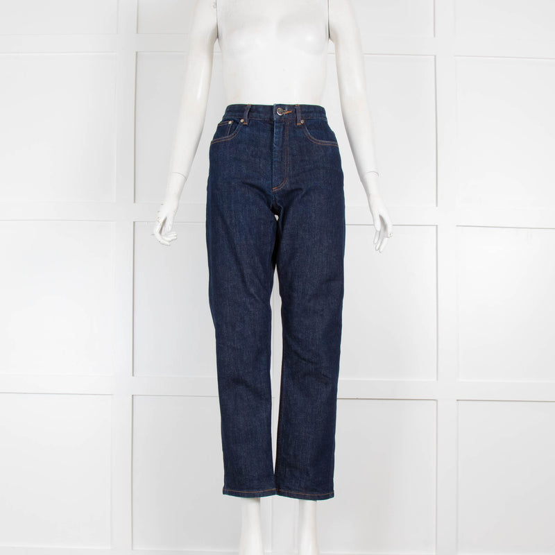 A.P.C x Suzanne Koeller Blue Straight Leg Jeans