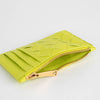 Bottega Veneta Lime Green Intrecciato Coin Pouch and Cardholder