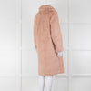 Rino & Pelle Pink Zonna Long Faux Fur Coat