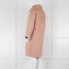 Rino & Pelle Pink Zonna Long Faux Fur Coat