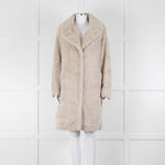 Rino & Pelle Grey Faux Fur Long Coat