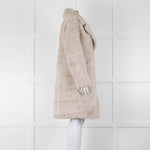 Rino & Pelle Grey Faux Fur Long Coat