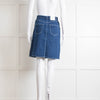 See By Chloe Blue Denim Plait Detail Skirt