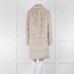 Rino & Pelle Grey Faux Fur Long Coat