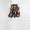 Dolce & Gabbana Brown Coin Print Full Mini Skirt