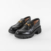 Gucci Black Magnum Calf Samoa Loafers