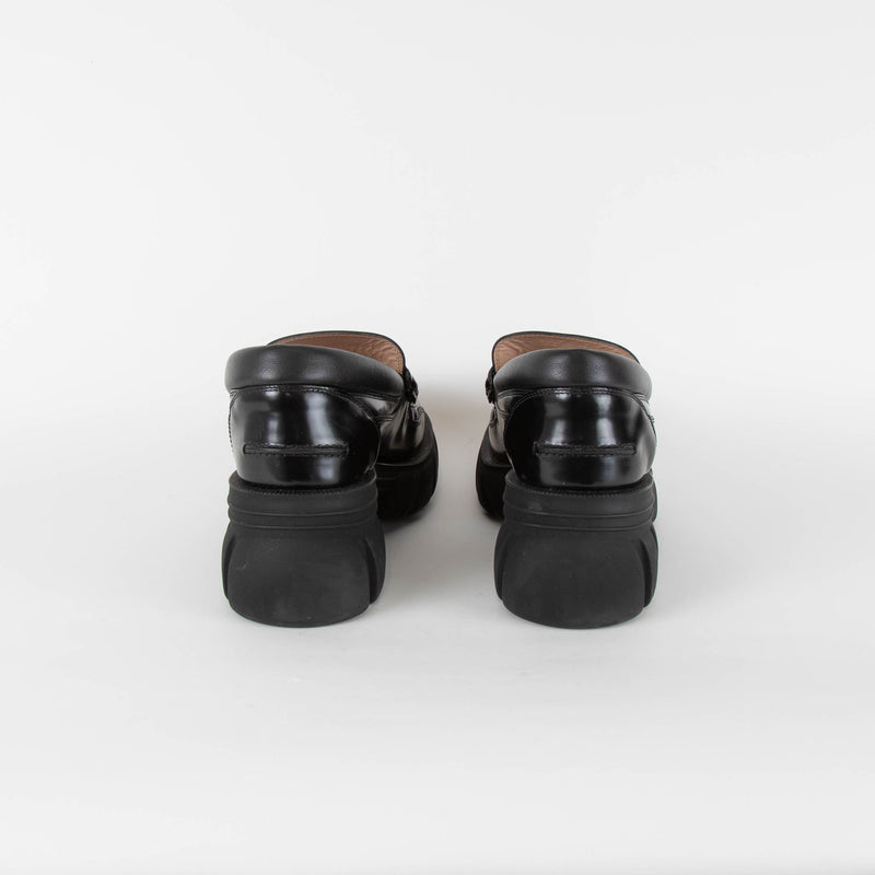 Gucci Black Magnum Calf Samoa Loafers