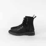 Loeffler Randall Black Lace Up Sock Boots