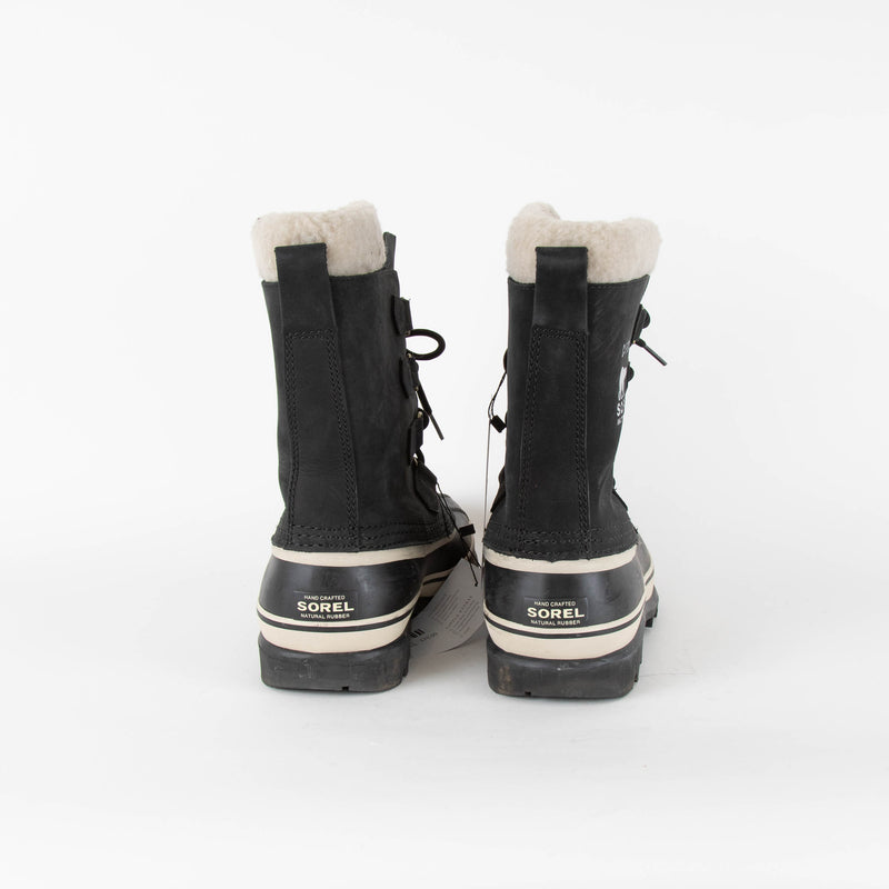 Sorel Caribou Black Fur Lined Waterproof Boots