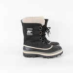 Sorel Caribou Black Fur Lined Waterproof Boots