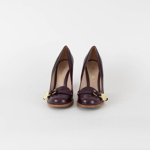 Mulberry Purple Bayswater Pumps