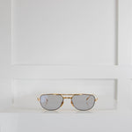 Jacques Marie Mage Gold Sunglasses Grey Lens