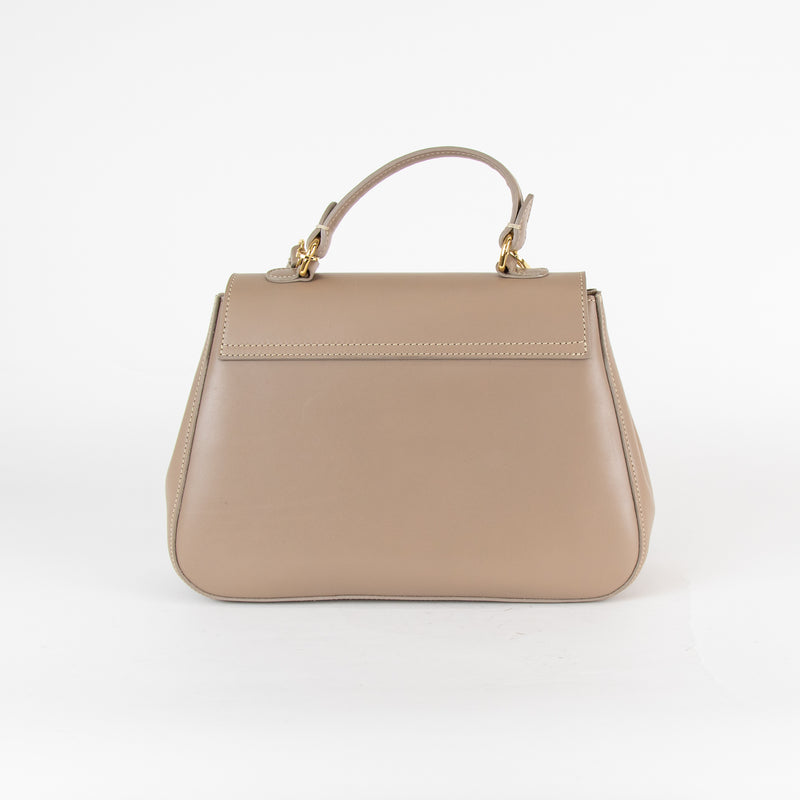 Tusting Taupe Mini Holly Top Handle Bag With Long Strap