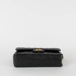 Chanel Black Small Caviar Leather Gold Hardwear Double Flap