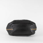 Prada Black Antik Cervo Leather Hobo Bag