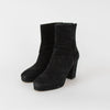 Lola Cruz Black Suede Ankle Boot