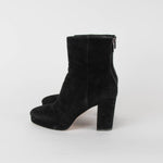 Lola Cruz Black Suede Ankle Boot