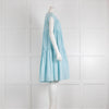 Rabens Saloner Pale Blue Tiered Dress