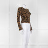 Hayley Menzies Brown Black Animal Print Jumper