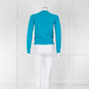 Prada Turquoise Cashmere Slim Fit Cardigan