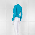 Prada Turquoise Cashmere Slim Fit Cardigan