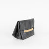 Victoria Beckham Black Chain Embellished Clutch